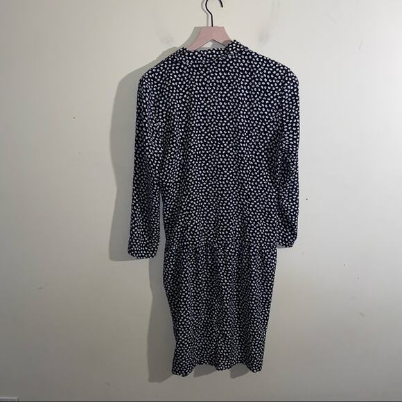 VNTG MS. CHAUS geometric pattern button up dress 12 - Picture 4 of 6